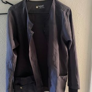 Gray Scrub Jacket